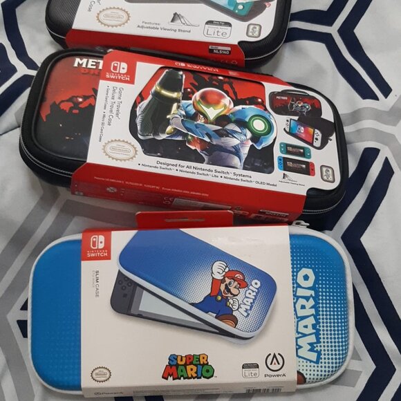 Super Mario, Deluxe Travel Case,Nintendo Switch - 4Pack - Picture 2 of 6